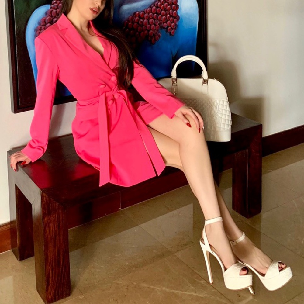 Magenta Blazer Dress- Pristine Condition